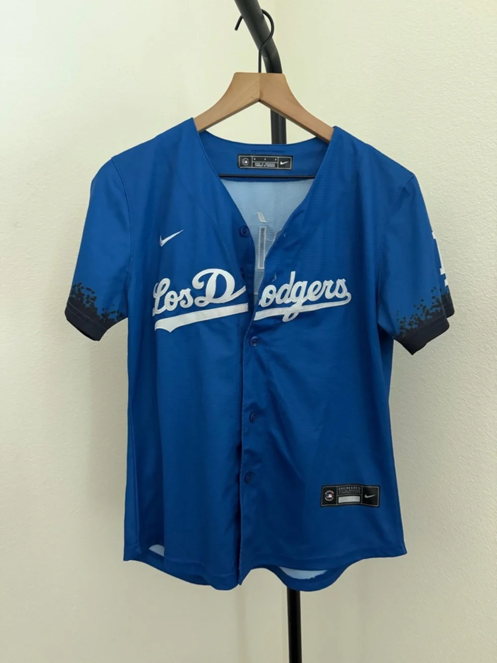 Nike Los Dodgers Royal Blue 'Urias' Baseball Jersey small women’s - Picture 3 of 6